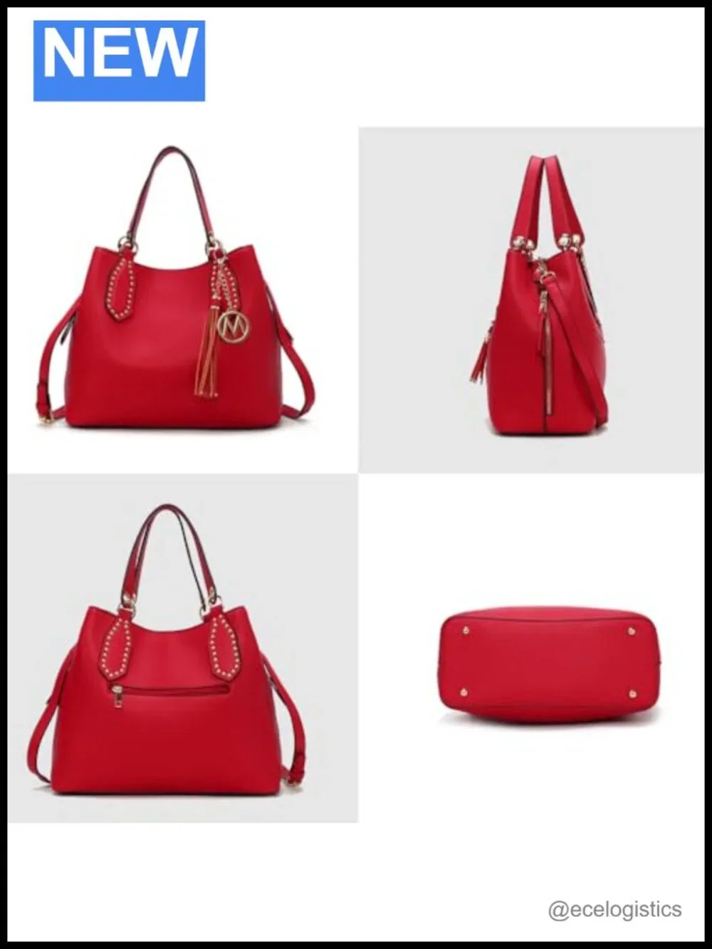 PU Leather Crossbody Hobo Bag Women Shoulder Purse Top Handle Handbag